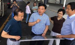 市人大調(diào)研組一行調(diào)研雙益污水處理二期及徽州現(xiàn)代物流園(一期) 倉儲(chǔ)項(xiàng)目